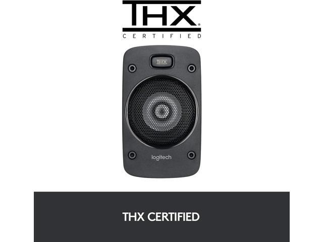 Logitech - Z906 5.1-Channel Satellite Surround Sound Speaker System (6-Piece) - Black - image 4