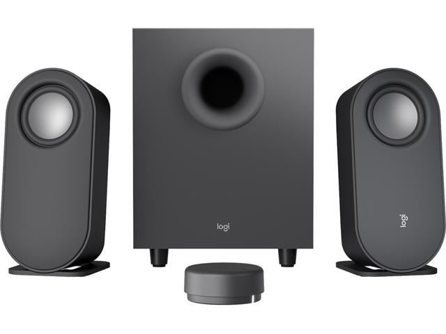 Logitech - Z407 2.1 Bluetooth Computer Speaker System with Wireless Control (3-Piece) - Black