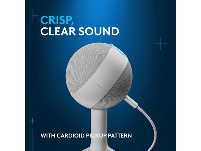 Logitech - Yeti Orb Wired Cardioid Condenser Gaming Microphone with LIGHTSYNC RGB Lights - White - image 3