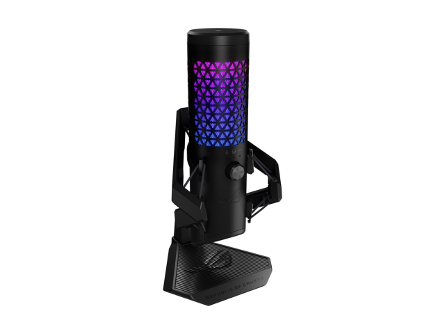 ASUS ROG Carnyx USB gaming microphone certified by professional streamer, studio-grade 25 mm condenser capsule, high-pass filter, build-in pop...