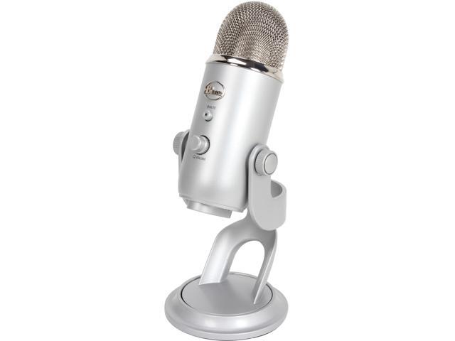 Blue Yeti USB Microphone for PC, Mac, Gaming, Recording, Streaming, Podcasting, Studio and Computer Condenser Mic with Blue VO!CE effects, 4 Pickup. photo