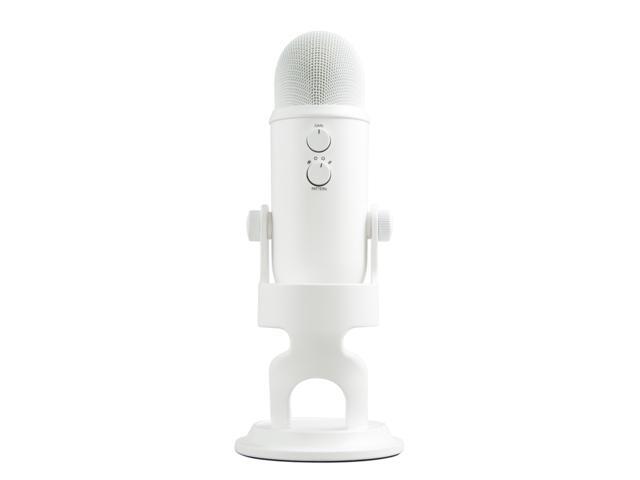 Logitech for Creators Blue Yeti USB Microphone for PC, Podcast, Gaming, Streaming, Studio, Computer Mic - Whiteout