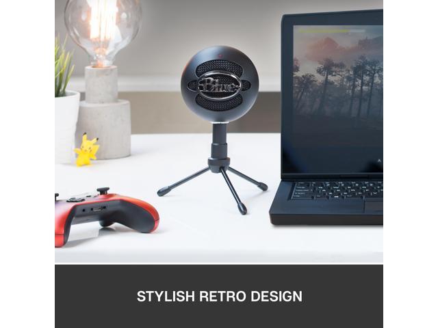 Blue Snowball iCE USB Microphone for PC, Mac, Gaming, Recording, Streaming, Podcasting, with Cardioid Condenser Mic Capsule, Adjustable Desktop...