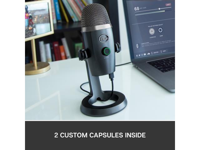 Blue Microphones - Blue Yeti Nano Premium Wired Multi-Pattern USB Condenser Microphone - Shadow Gray - image 8
