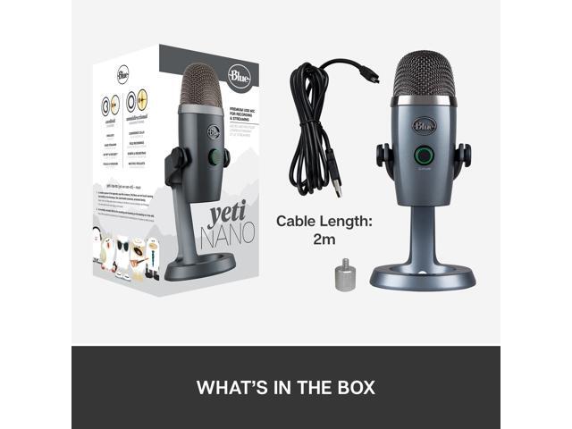 Blue Microphones - Blue Yeti Nano Premium Wired Multi-Pattern USB Condenser Microphone - Shadow Gray - image 10