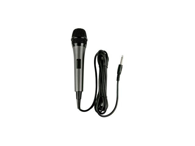 The Singing Machine SMM-205 Wired Professional Microphone (6.3mm Plug & 3.5mm Adapter)