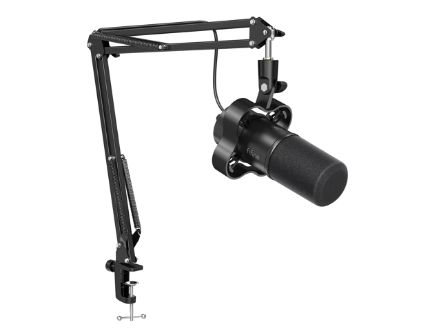 FIFINE K688 Neo USB/XLR Podcast Microphone - Dynamic Pro Mic, Mute & Monitor for Streaming, Gaming, Vocal & Music Recording Audio, for PC USB-C.
