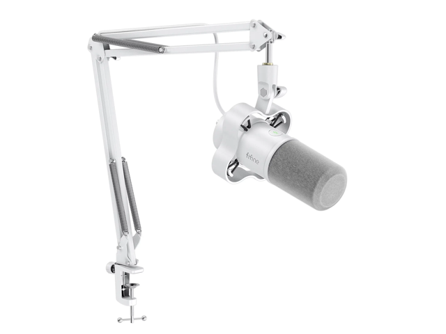 FIFINE K688 Neo USB/XLR Podcast Microphone - Dynamic Pro Mic, Mute & Monitor for Streaming, Gaming, Vocal & Music Recording Audio, for PC USB-C.