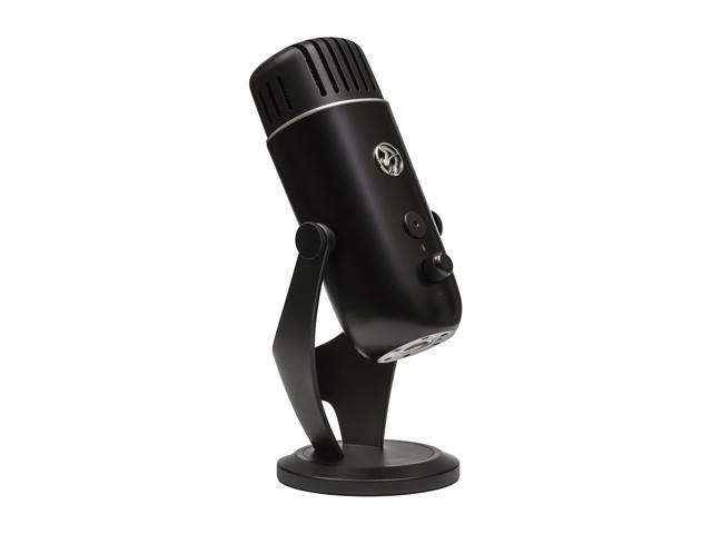 Arozzi Colonna Black Streaming and Gaming Microphone - Studio Quality with Adjustable Patterns