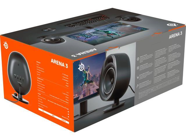 SteelSeries - Arena 3 Bluetooth Gaming Speakers with Polished 4" Drivers (2-Piece) - Black - image 8