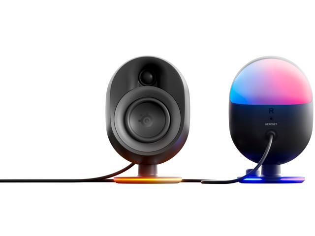 SteelSeries - Arena 7 2.1 Bluetooth Gaming Speakers with RGB Lighting (3 Piece) - Black - image 3