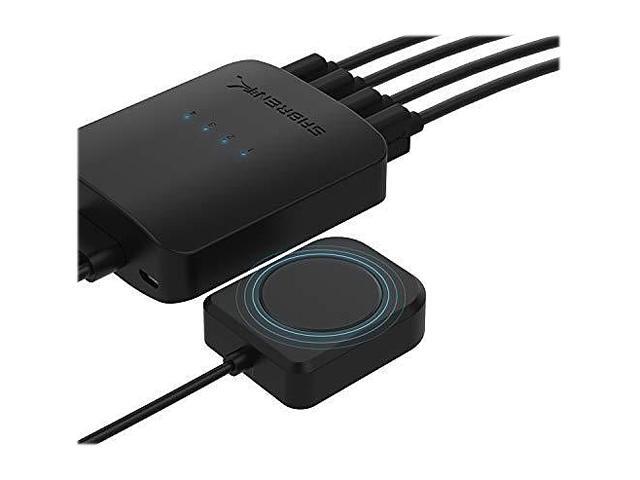 SABRENT USB 2.0 Sharing Switch up to 4 Computers and Peripherals LED Device Indicators (USB-USS4)