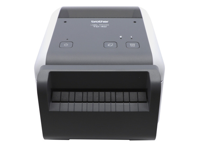 Brother TD-4420DNC Direct Thermal 4.3 Monochrome Desktop Label Printer - 203dpi - LAN - USB - Serial