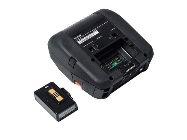 Brother RuggedJet RJ4235BL Direct Thermal Printer - 4-Inch Rugged Mobile Printer with Bluetooth Wireless Connectivity and Smart Li-ion Battery -...