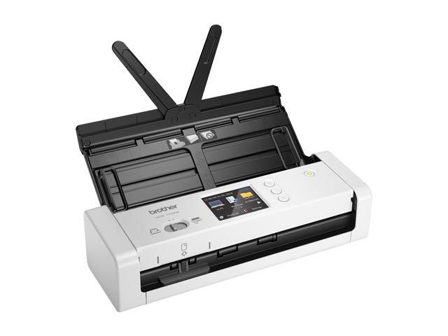 Brother ADS-1700W Wireless Compact Desktop Scanner - 48-bit Color - 25 ppm (Mono) - 25 ppm (Color) - Duplex Scanning - USB