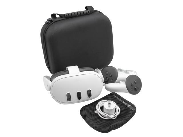 CASEMATIX - Hardshell Protection Case for Meta Quest 3S, 3 and 2 VR Headsets - Black - image 3