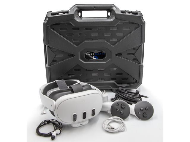 CASEMATIX - Hard Shell Custom Travel Case for Meta Quest 3S, 3 and 2 VR Headsets - Black - image 3