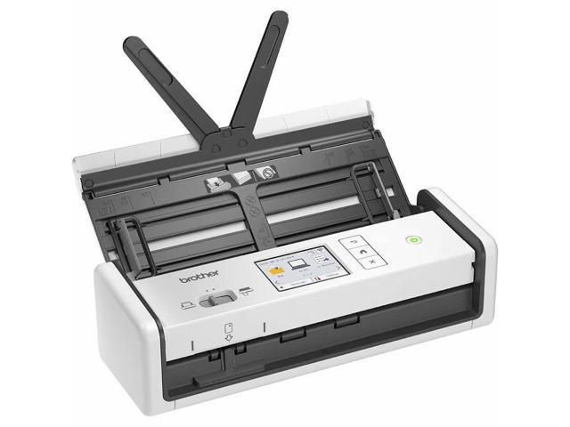 Brother - ADS-1800W Compact Wireless Duplex Desktop Scanner with Single Pass Double-Sided Scanning - White - image 3