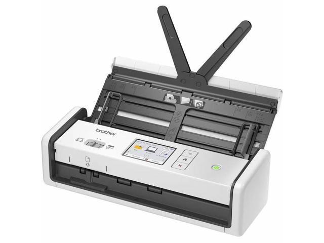 Brother - ADS-1800W Compact Wireless Duplex Desktop Scanner with Single Pass Double-Sided Scanning - White - image 2