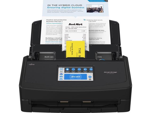 Ricoh / Fujitsu ScanSnap iX1600 Deluxe Color Duplex Document Scanner with Adobe Acrobat DC Pro 1 year complimentary subscription included (Value at...