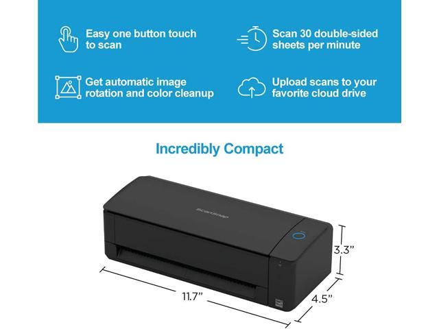 Ricoh ScanSnap iX1300 TAA Black Desktop Scanner - Compact Wireless or USB Double-Sided Color Document, Photo & Receipt Scanner with Auto Document...