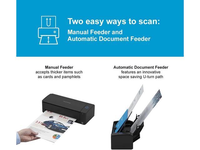 Ricoh ScanSnap iX1300 TAA Black Desktop Scanner - Compact Wireless or USB Double-Sided Color Document, Photo & Receipt Scanner with Auto Document...