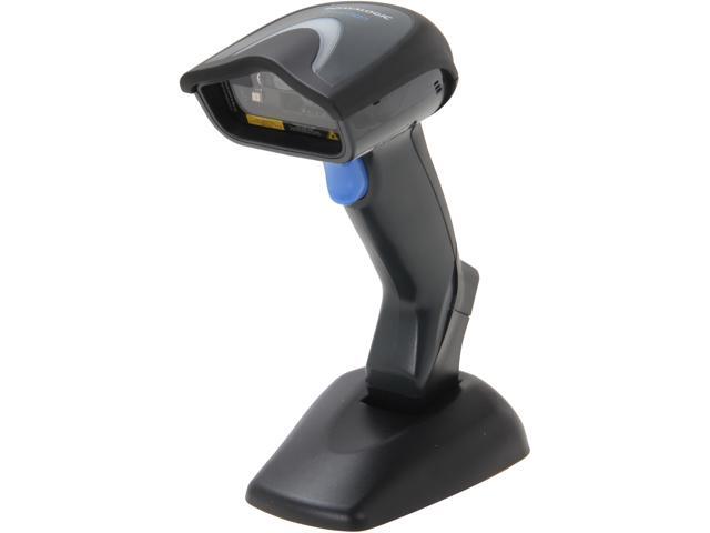 Datalogic Gryphon GD4430 General Purpose Corded 2D Area Imager Barcode Reader with Permanent Base, USB/RS-232/KBW/WE, USB Kit, Black - GD4430-BKK1B