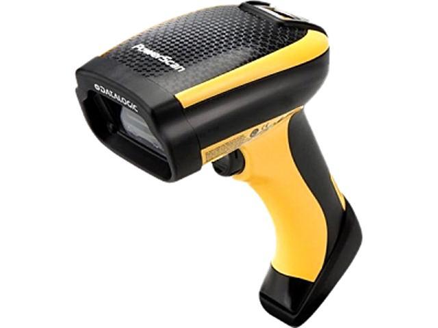 Datalogic PowerScan PD9530 Industrial Handheld Corded 2D Area Imager Barcode Reader, High Performance 10-30VDC, RS-232/KBW/USB, Yellow/Black.