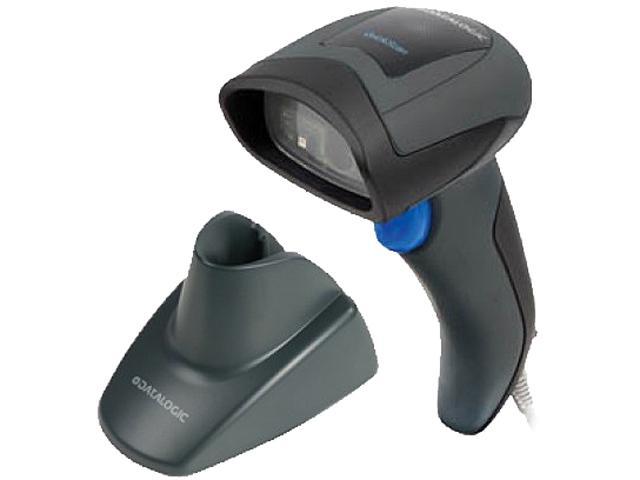 Datalogic QuickScan QD2430 General Purpose Corded Handheld 2D Area Imager Bar Code Reader, USB Kit, Black - QD2430-BKK1B