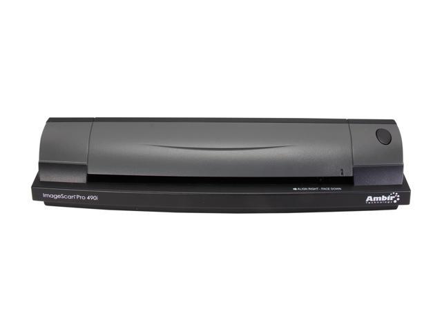Ambir ImageScan Pro 490i (DS490-AS) Duplex ID Card & Document Scanner with AmbirScan