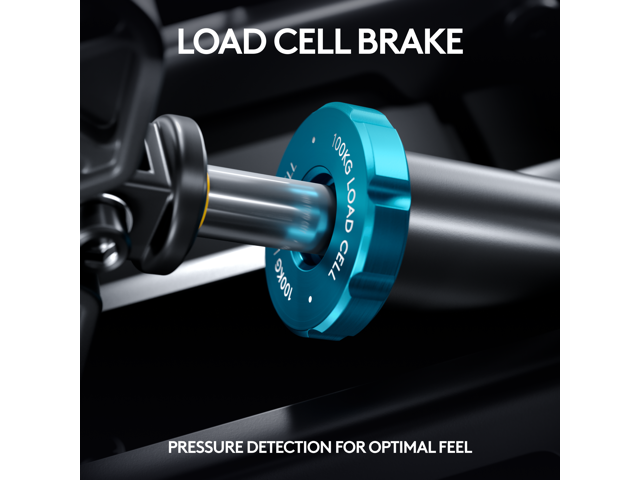 Logitech - PRO Racing Simulator Pedals with 100kg Load Cell Brake for Windows - Black - image 3