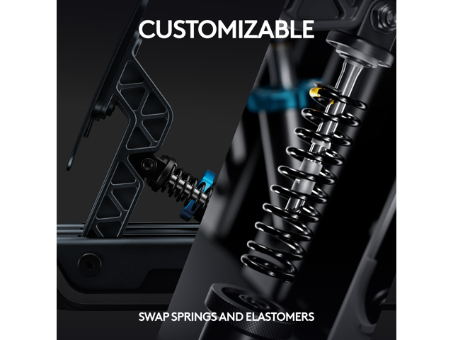 Logitech - PRO Racing Simulator Pedals with 100kg Load Cell Brake for Windows - Black - image 4