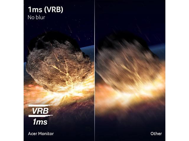 Acer - Nitro 27” LCD FHD 1080P 280Hz 1m FreeSync Premium 1500R Curved Gaming Monitor with HDR (DisplayPort, HDMI) - Black - image 6