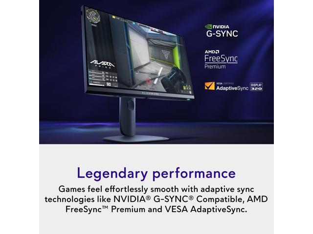 Alienware - AW2525HM 25" IPS LCD FHD 320Hz 0.5ms FreeSync Premium and G-SYNC Compatible Gaming Monitor (HDMI, DisplayPort) - Interstellar Indigo - image 4