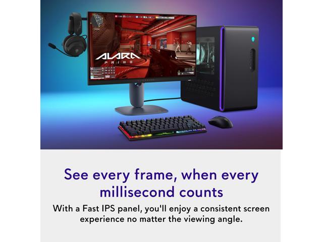 Alienware - AW2525HM 25" IPS LCD FHD 320Hz 0.5ms FreeSync Premium and G-SYNC Compatible Gaming Monitor (HDMI, DisplayPort) - Interstellar Indigo - image 6
