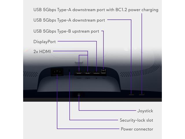 Alienware - AW2525HM 25" IPS LCD FHD 320Hz 0.5ms FreeSync Premium and G-SYNC Compatible Gaming Monitor (HDMI, DisplayPort) - Interstellar Indigo - image 11