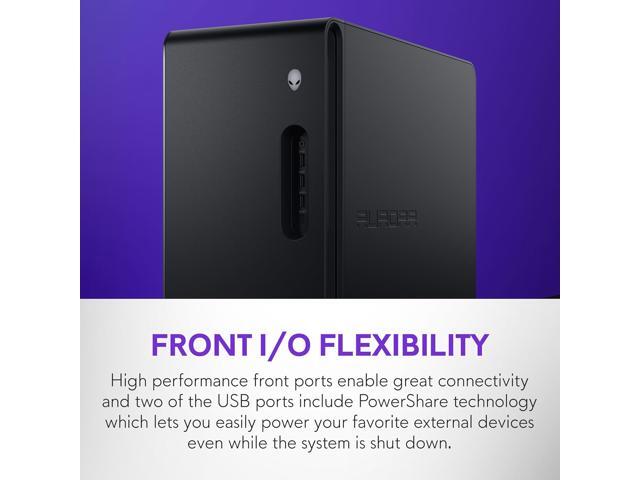 Alienware - Aurora Gaming Desktop - Intel Core Ultra 7 265F 2025 - 32GB Memory - NVIDIA GeForce RTX 5060 Ti 8GB - 1TB Storage - Black - image 12