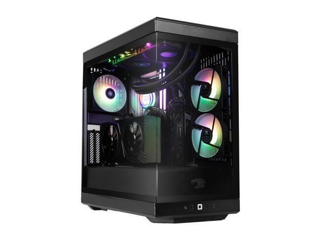 iBUYPOWER - Y40 PRO Gaming Desktop PC - AMD Ryzen 7 7800X3D, NVIDIA GeForce RTX 5070 12GB, 32GB DDR5 RGB,2TB SSD - Black - image 3