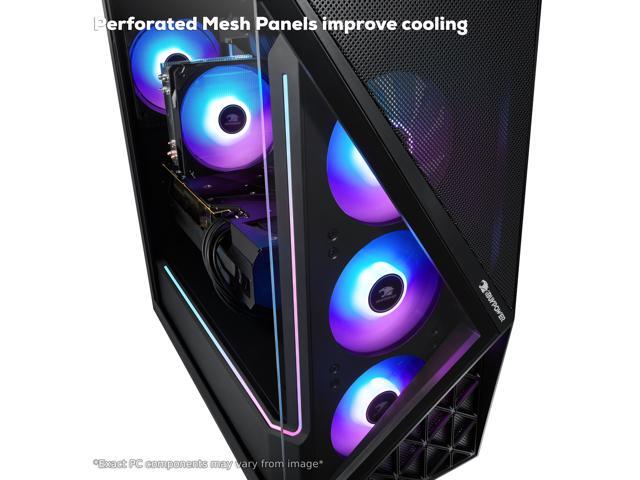 iBUYPOWER - Slate Gaming Desktop PC - AMD Ryzen 7 7800X3D, NVIDIA GeForce RTX 5060Ti 16GB, 32GB DDR5 RGB,1TB SSD - Black - image 6