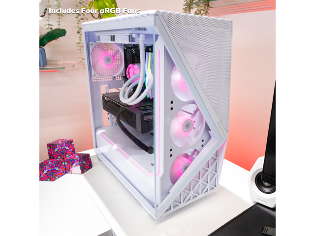 iBUYPOWER - Slate Gaming Desktop PC -Intel Core Ultra 9 285, NVIDIA GeForce RTX 5070 12GB, 32GB DDR5 RGB,1TB SSD - White - image 10