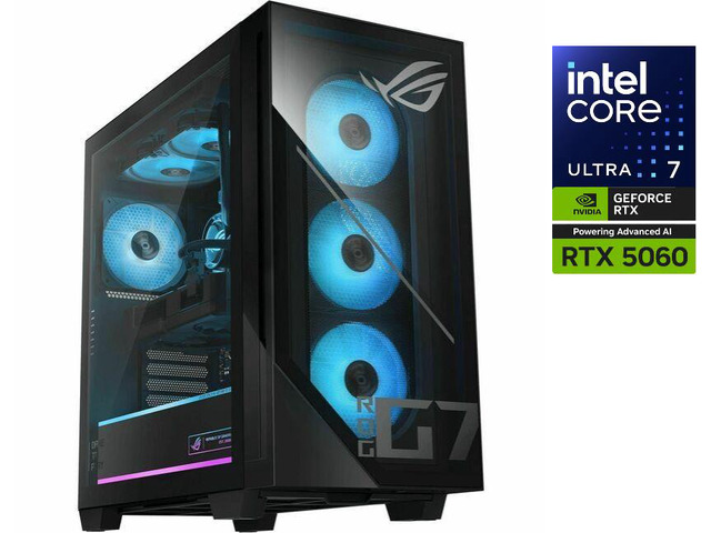 ASUS ROG G700 Gaming Desktop (Intel Core Ultra 7, RTX 5060)