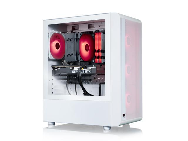 Thermaltake - Quartz i350 R4 Gaming Desktop - 14th Gen Intel Core i5-14400F - 16GB Memory - NVIDIA GeForce RTX 3050 - 1TB NVMe M.2 - White - image 4