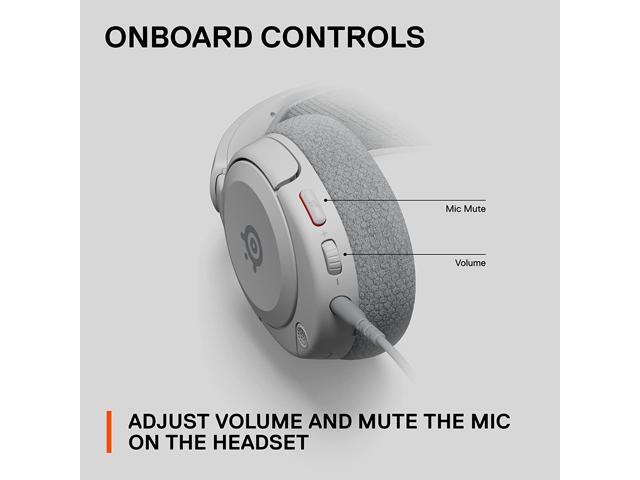 SteelSeries - Arctis Nova 1 Wired Gaming Headset for PC, PS5, and PS4 - White - image 11