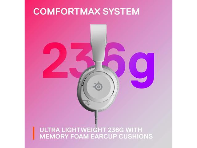 SteelSeries - Arctis Nova 1 Wired Gaming Headset for PC, PS5, and PS4 - White - image 6