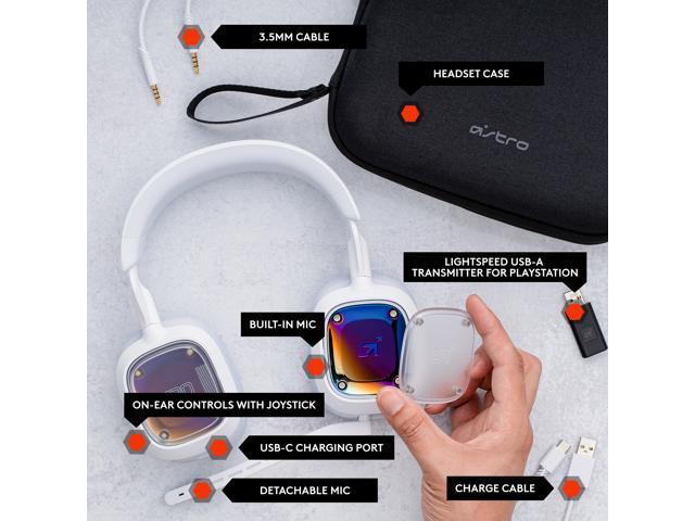 Astro Gaming - A30 Wireless Over-the-Ear Gaming Headset for PS5, PS4, Nintendo Switch, PC, Mobile - White - image 8