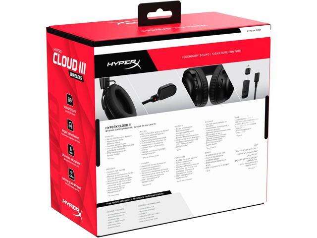 HyperX - Cloud III Wireless Gaming Headset for PC, PS5, PS4, and Nintendo Switch - Black - image 10
