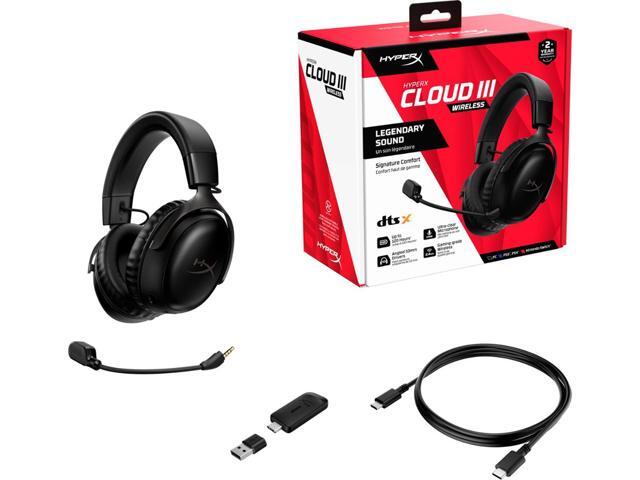 HyperX - Cloud III Wireless Gaming Headset for PC, PS5, PS4, and Nintendo Switch - Black - image 8
