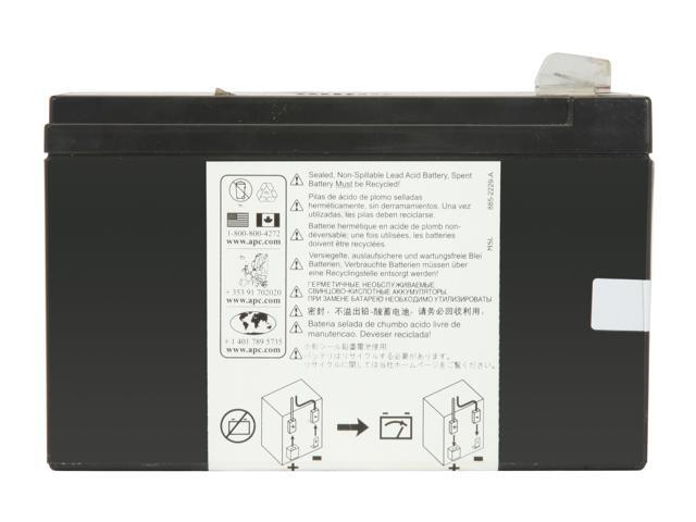APC UPS Battery Replacement for APC Back-UPS Models BE500R, BE550MC, BK300C, BK350, BK500, BK500BLK, BK500M, BK500MC, BK500MUS, and SC420, SU420NET...