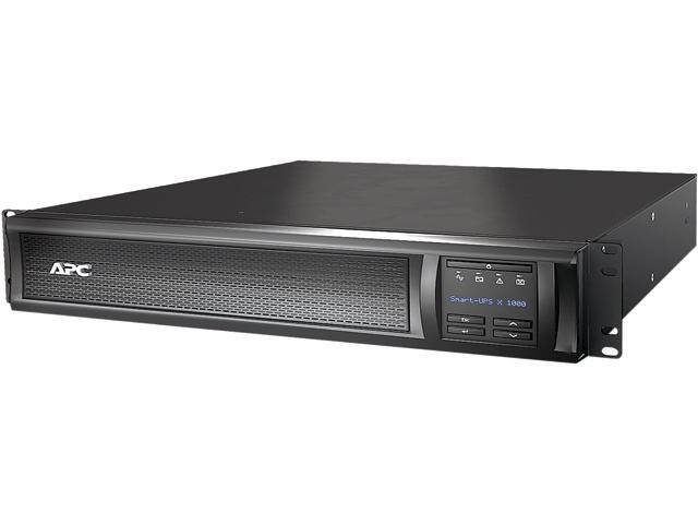 APC UPS, 1000 VA Smart-UPS Sine Wave UPS Battery Backup with Extended Run Option, Tower/2U Rackmount Convertible, Line-Interactive, 120V (SMX1000)