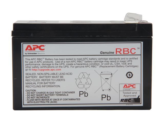 APC UPS Battery Replacement for APC UPS Model BE550G and select others (APCRBC110)